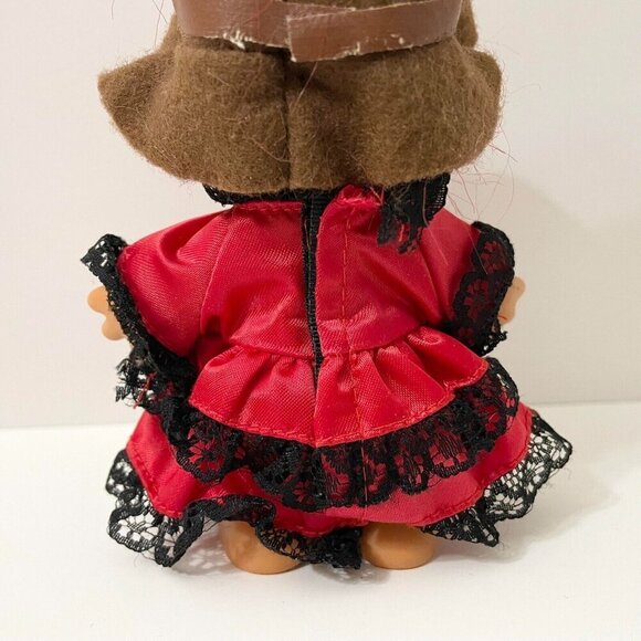 Vintage Around the World Troll Spain Dress 5 Inch Tall Doll - Picture 7 of 16